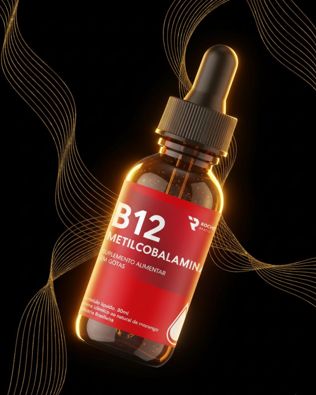 Metilcobalamina - Vitamina B12 em Gotas 30ml kit 6 unidades - Imagem 7