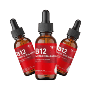 Metilcobalamina - Vitamina B12 em Gotas 30ml kit 3 unidades