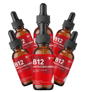 Metilcobalamina - Vitamina B12 em Gotas 30ml kit 6 unidades